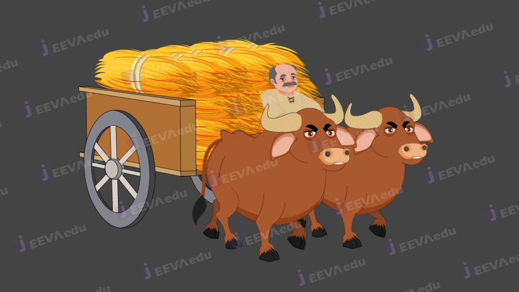 Animated Bullock Cart JABCXFV01 (Adobe Animate Vector) – Jeevaedu