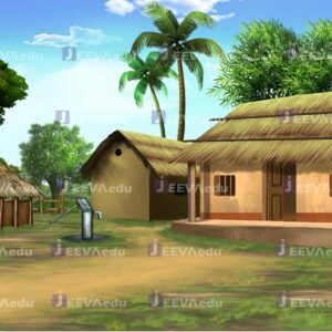 Indian Village Outdoor Background JVOBX1 (Adobe Photoshop)