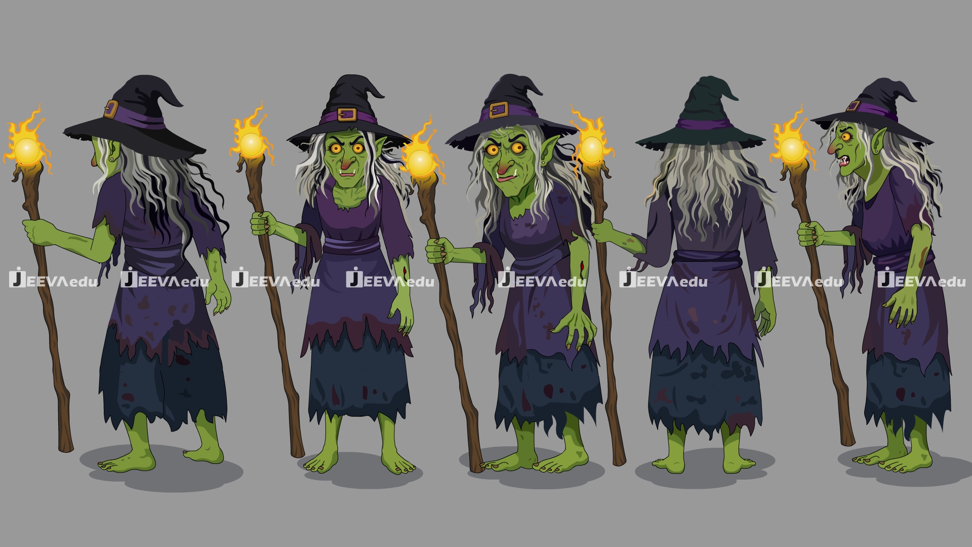 Horror Cartoon Character JHCCZ1 (Adobe Animate Vector)