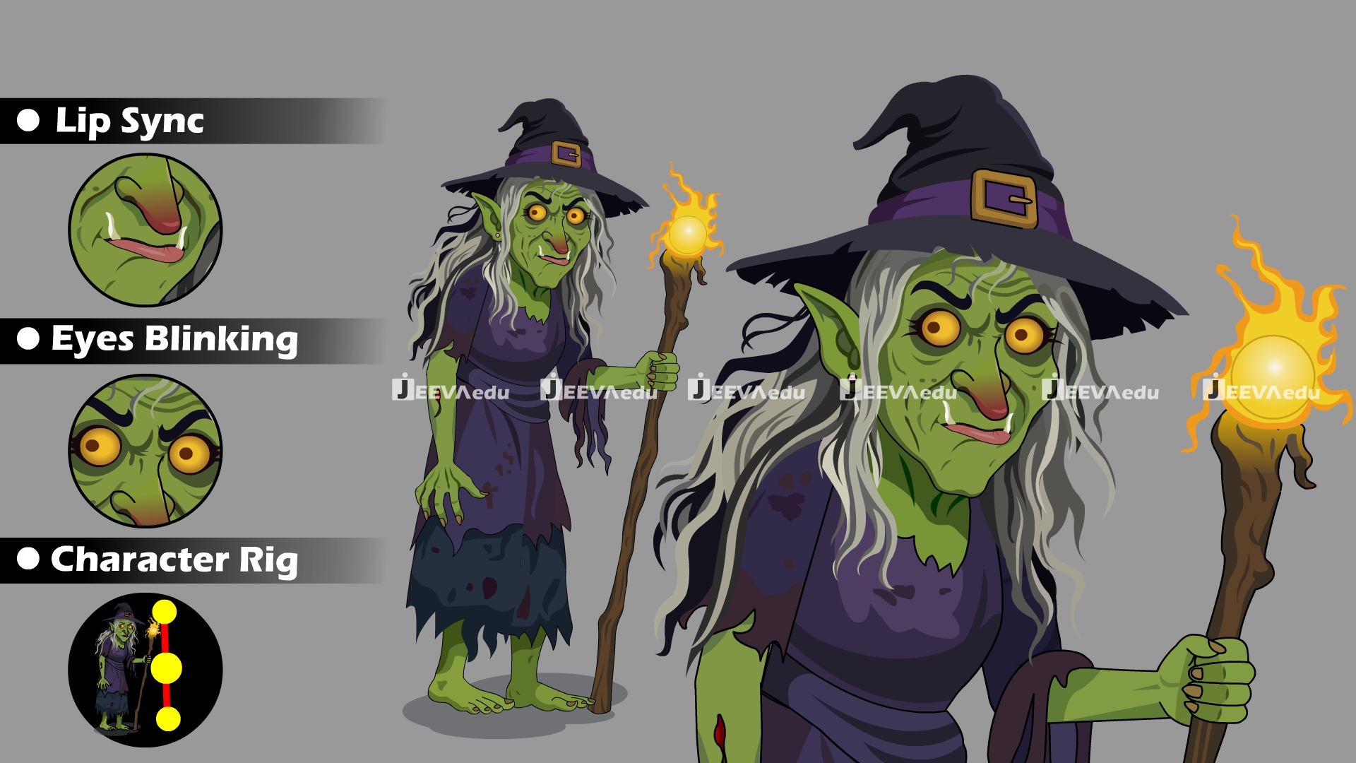 Horror Cartoon Character JHCCZ1 (Adobe Animate Vector) - Image 2