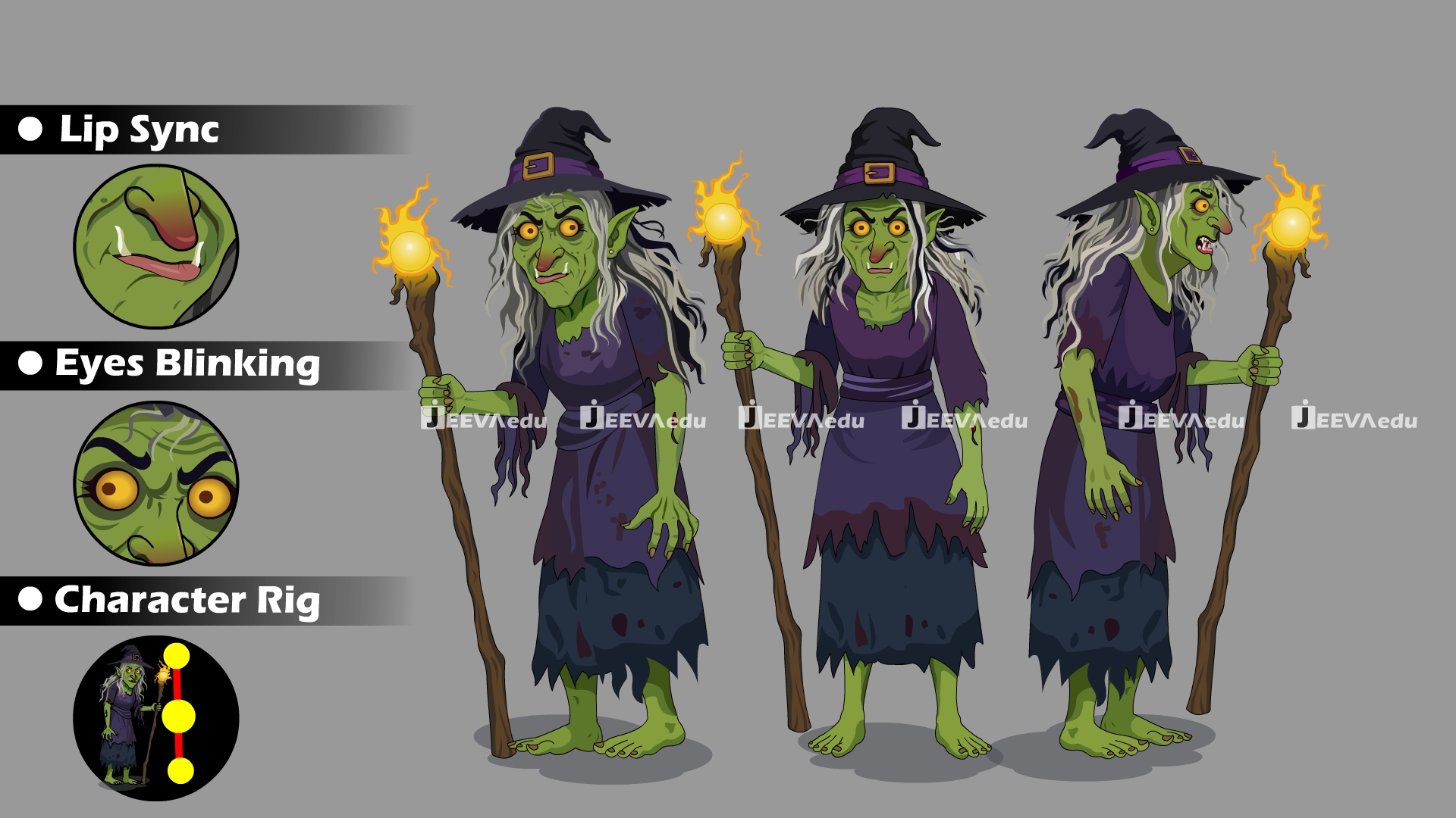 Horror Cartoon Character JHCCZ1 (Adobe Animate Vector) - Image 3