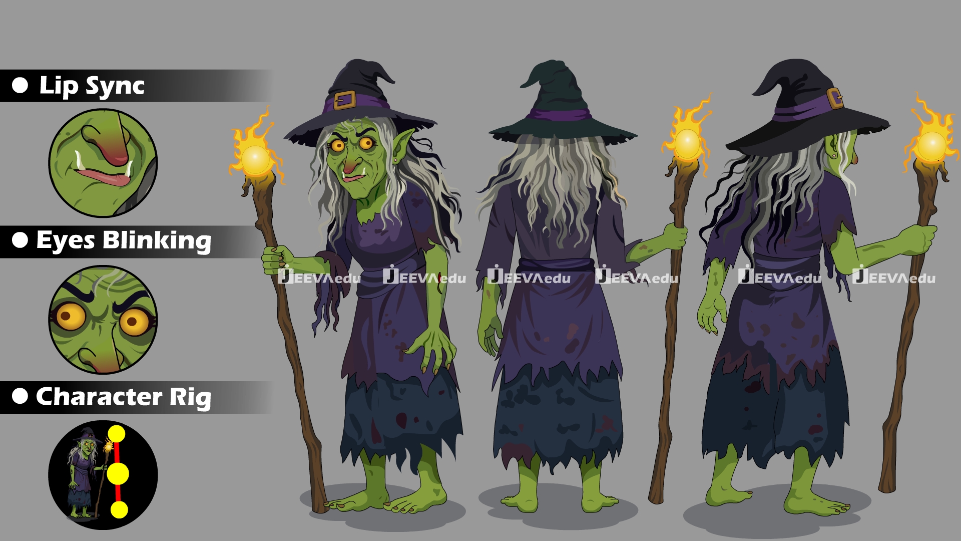 Horror Cartoon Character JHCCZ1 (Adobe Animate Vector) - Image 4