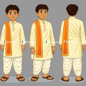 Indian Boy Cartoon Character JIBCCX4 (Adobe Animate Vector)
