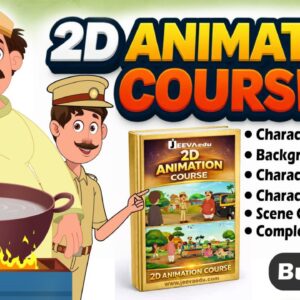 2D Animation Course in Hindi – Learn Cartoon Video Making from Beginner to Pro