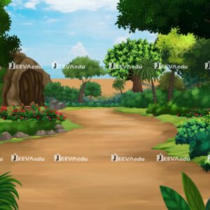 Adventure Jungle Cartoon Background JAJCB02 (Adobe Photoshop)