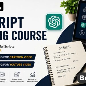 AI Script Writing Course | Professional Script Writing Course For Cartoon Videos | AI Script Writing Masterclass