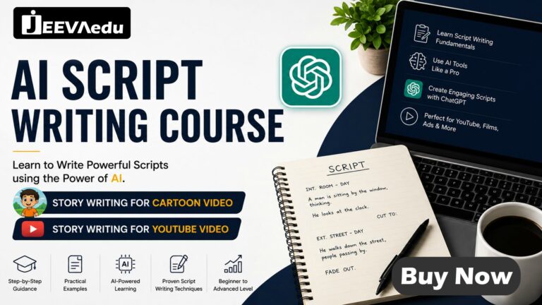 AI Script Writing Course | Professional Script Writing Course For Cartoon Videos | AI Script Writing Masterclass