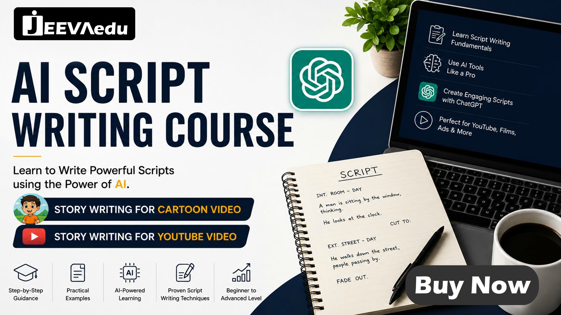 AI Script Writing Course | Professional Script Writing Course For Cartoon Videos | AI Script Writing Masterclass