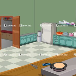 Cartoon Style Kitchen Background JCSKBC2 (Adobe Animate Vector)