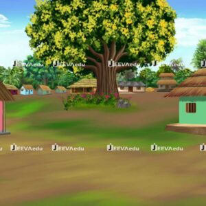 Cartoon Village Crossroad Background JCVCRBZ1 (Adobe Photoshop)