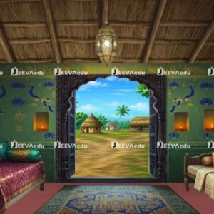 Cartoon Rural House Interior Background JCRHIBX1 (Adobe Photoshop)