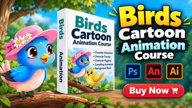 Complete Birds Cartoon Story Animation Course