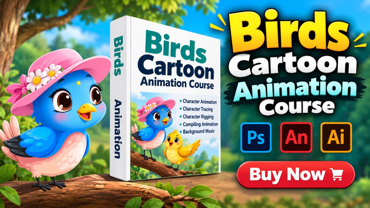 Complete Birds Cartoon Story Animation Course